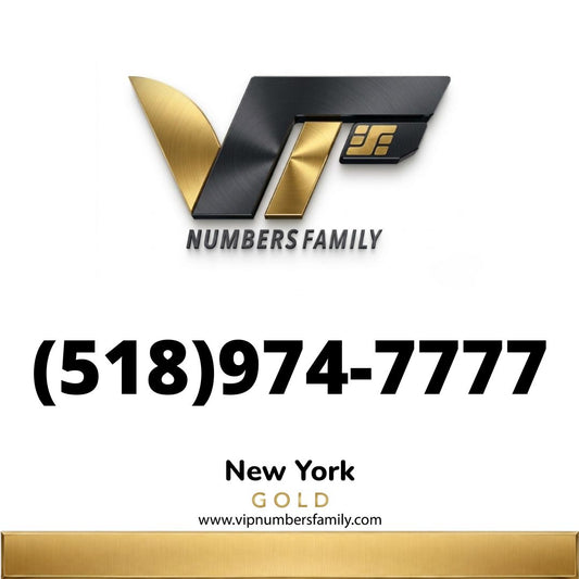 Gold VIP Number (518) 974-7777