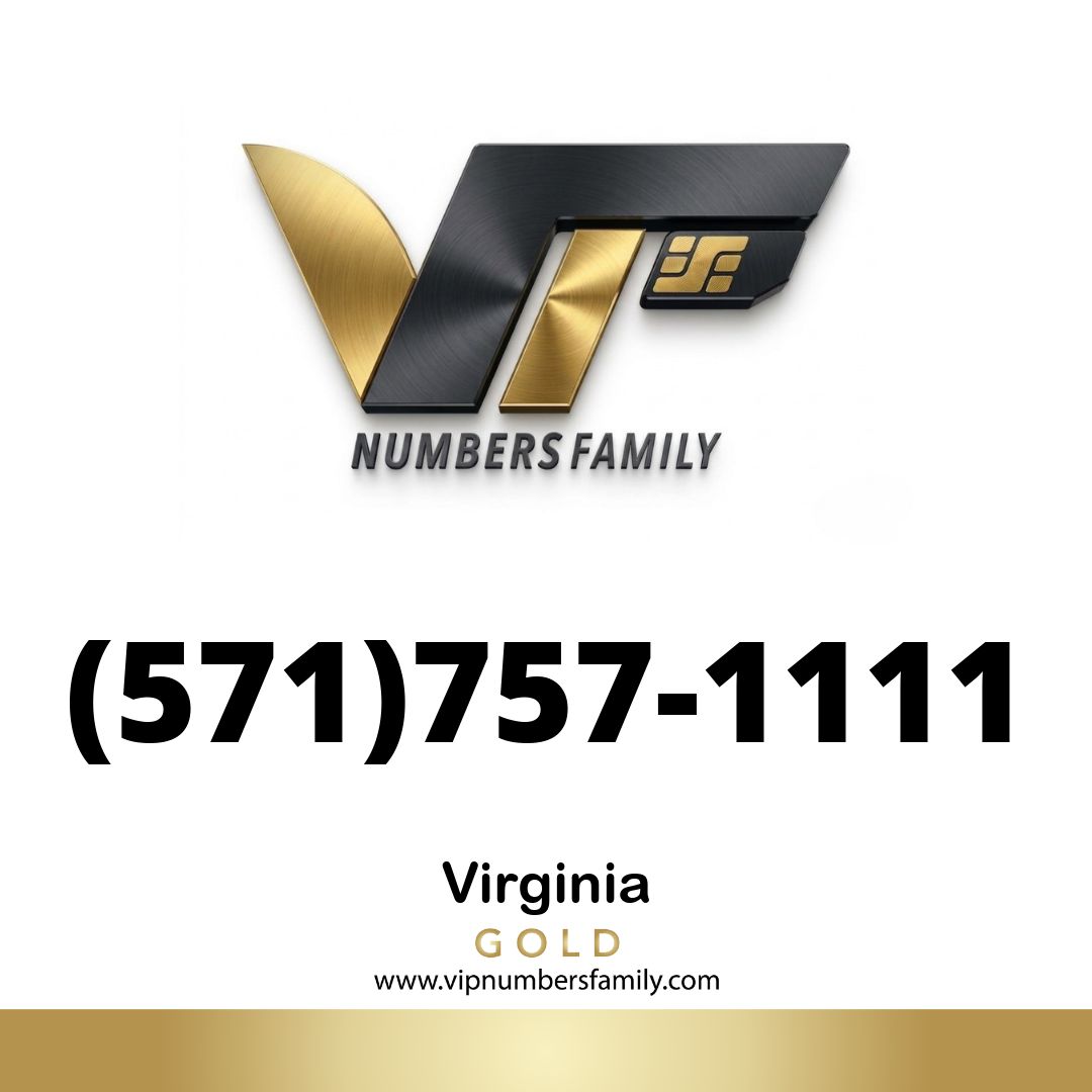 Gold VIP Number (571) 757-1111