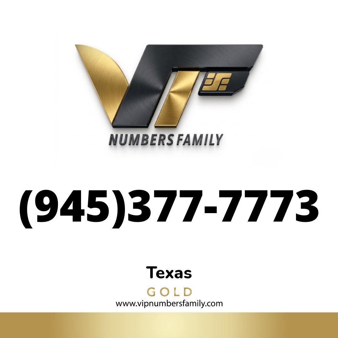 Gold VIP Number (945) 377-7773