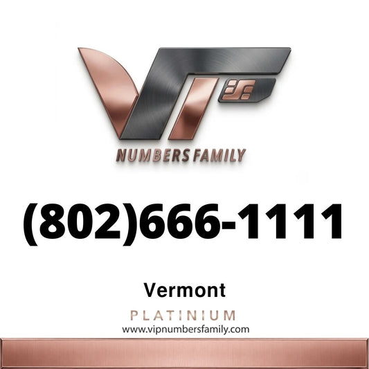Platinum VIP Number (802) 666-1111