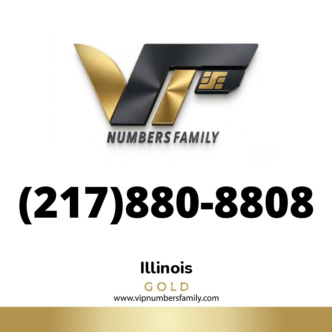 Gold VIP Number (217) 880-8808