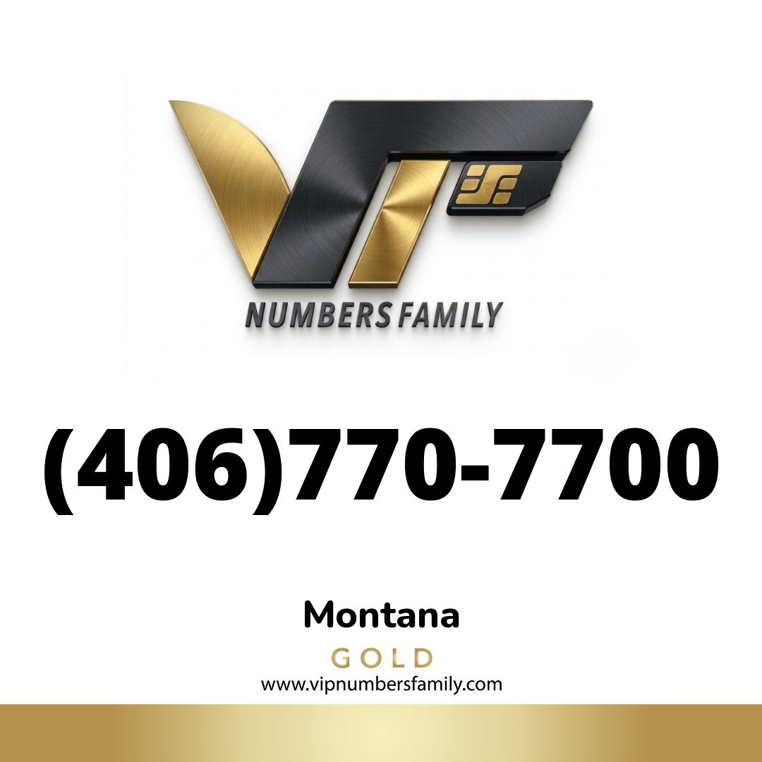 Gold VIP Number (406) 770-7700