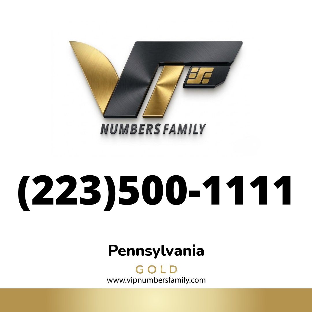 Gold VIP Number (223) 500-1111