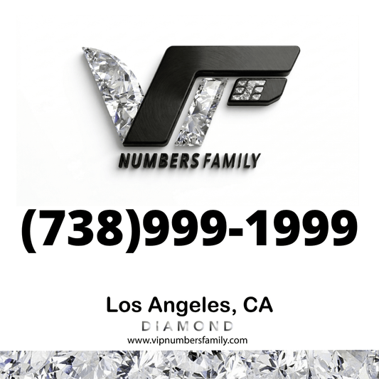 Diamond VIP Number (738) 999-1999