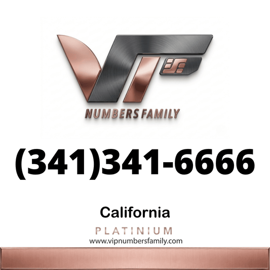 Platinum VIP Number (341) 341-6666