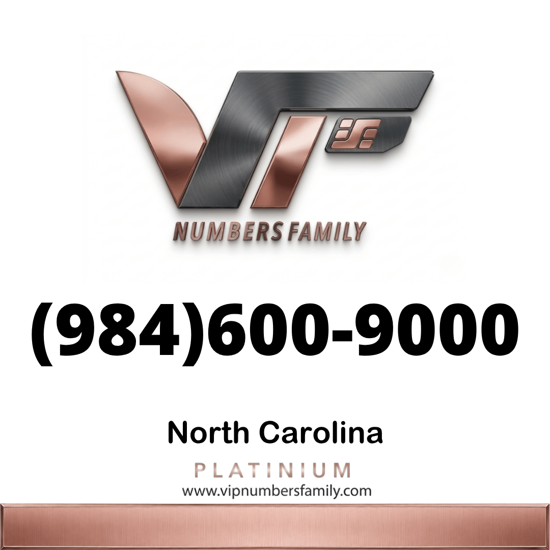 Platinum VIP Number (984) 600-9000