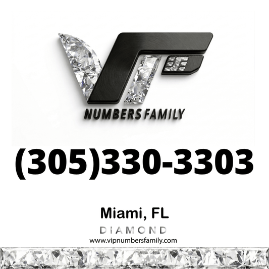 Diamond VIP Number (305) 330-3303