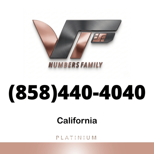 Platinum VIP Number (858) 440-4040