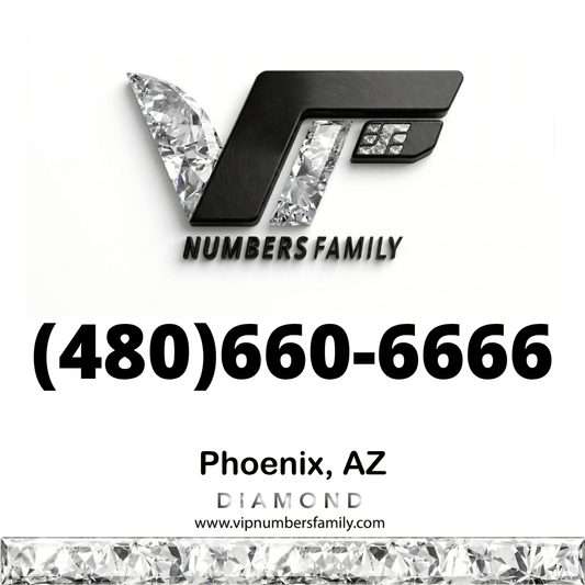 Diamond VIP Number (480) 660-6666