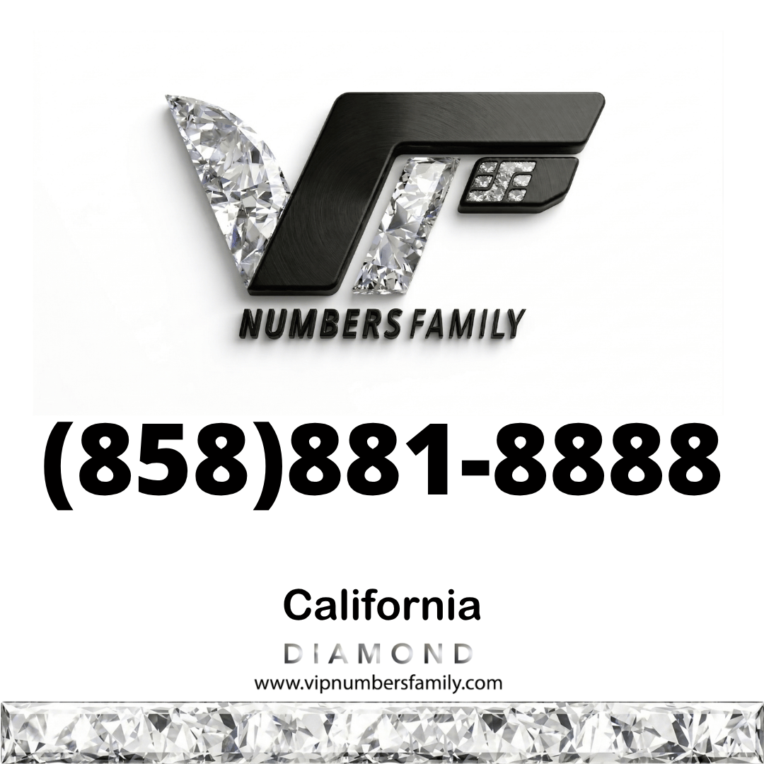 Diamond VIP Number (858) 881-8888