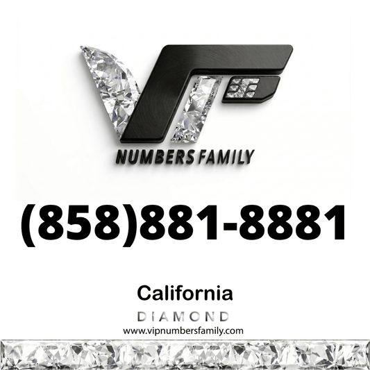 Diamond VIP Number  (858) 881-8881