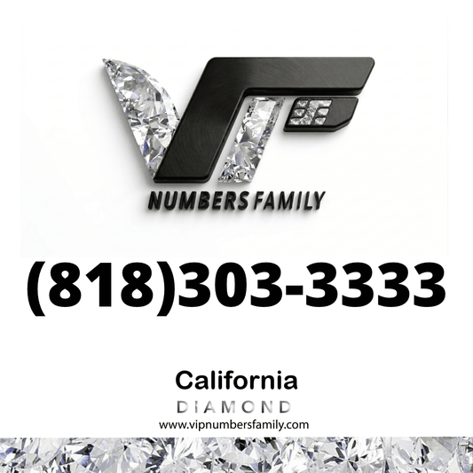 Diamond VIP Number (818) 303-3333