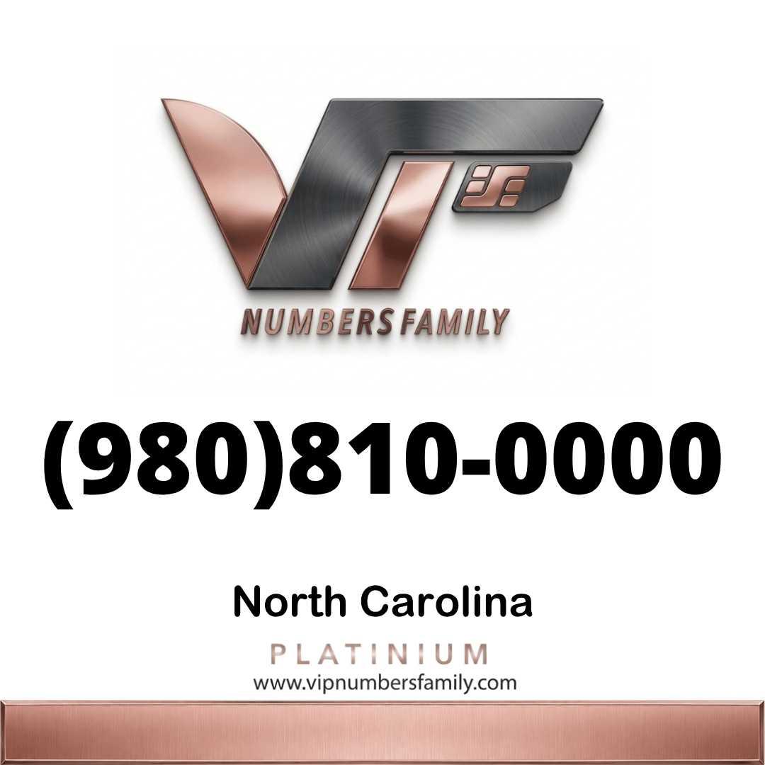 Platinum VIP Number (980) 810-0000