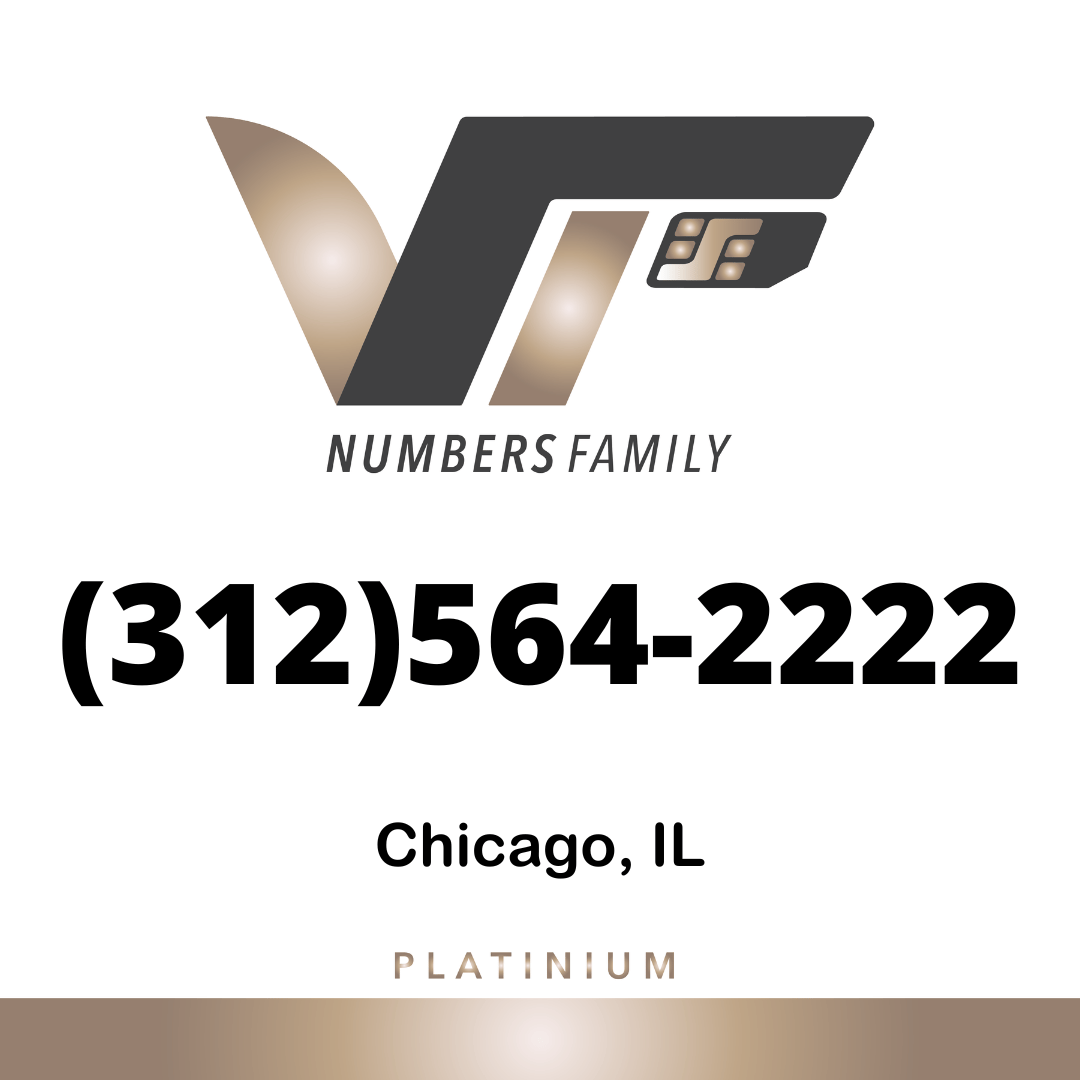 Platinum VIP Number (312) 564-2222