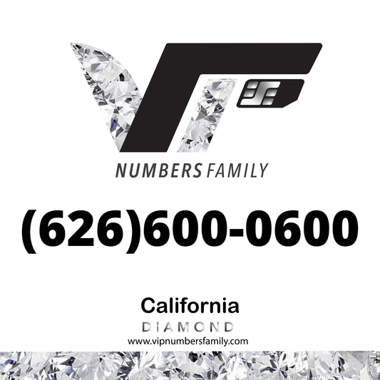 Diamond VIP Number (626) 600-0600