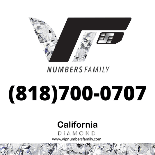 Diamond VIP Number (818) 700-0707