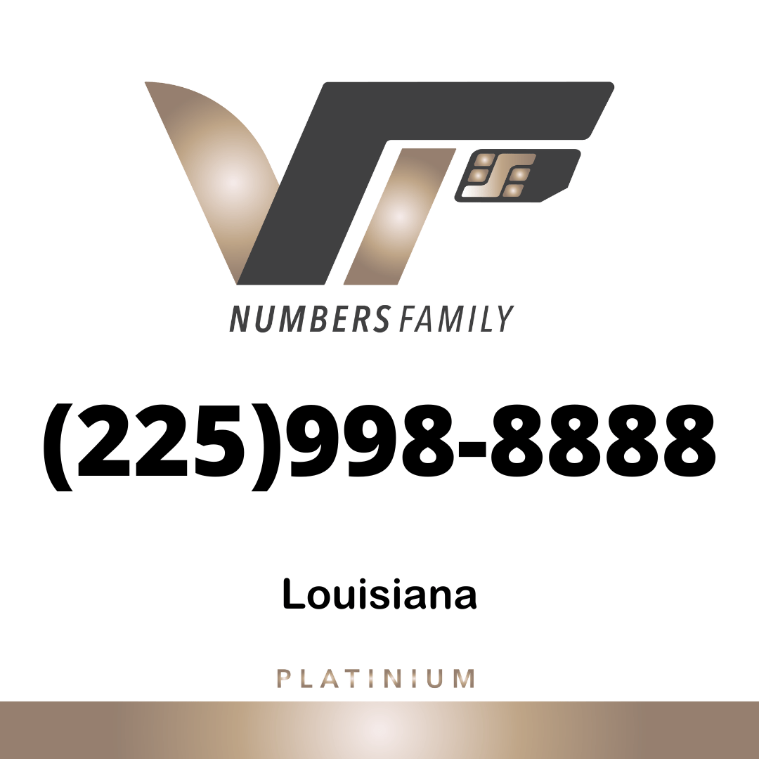 Platinum VIP Number (225) 998-8888