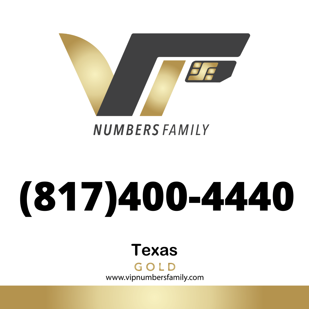 Gold VIP Number (817) 400-4440