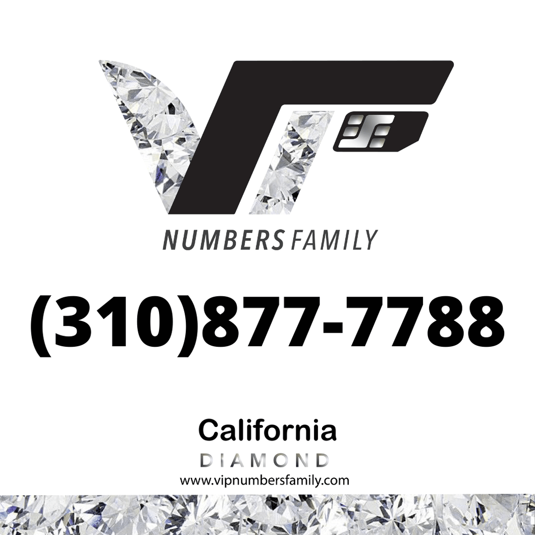 Diamond VIP Number (310) 877-7788