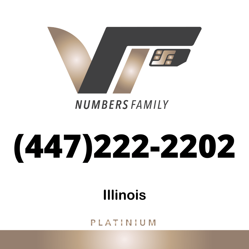 Platinum VIP Number (447) 222-2202