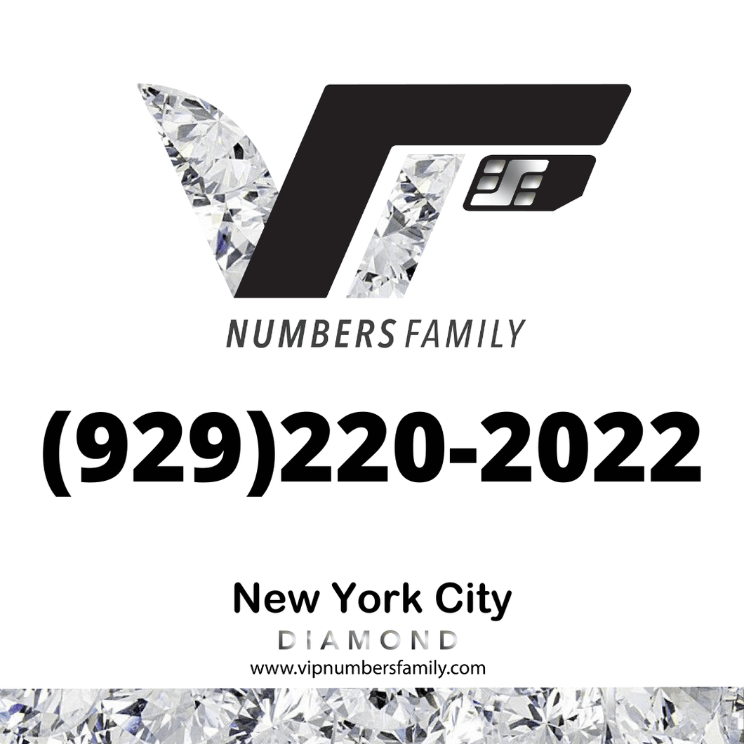 Diamond VIP Number (929) 220-2022