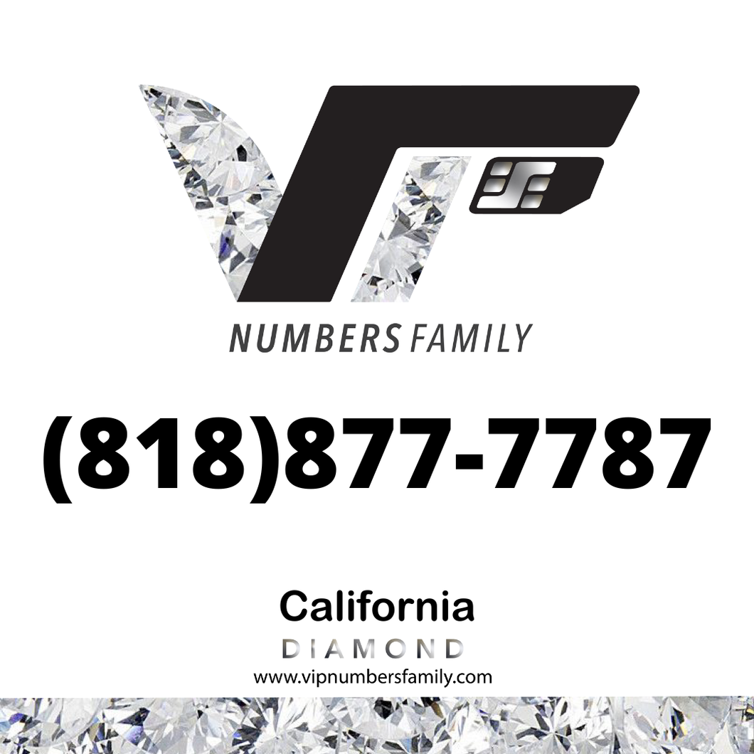 Diamond VIP Number (818) 877-7787