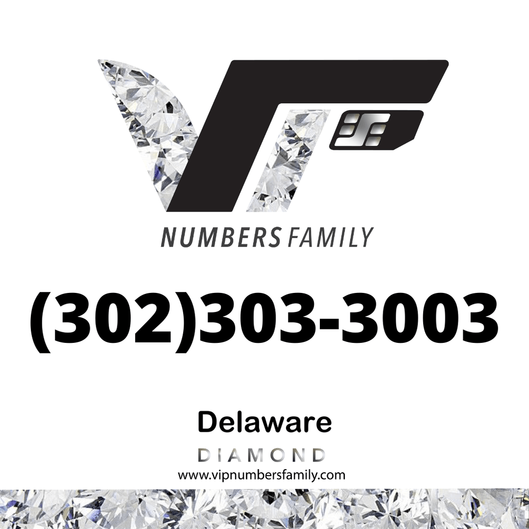 Diamond VIP Number (302) 303-3003
