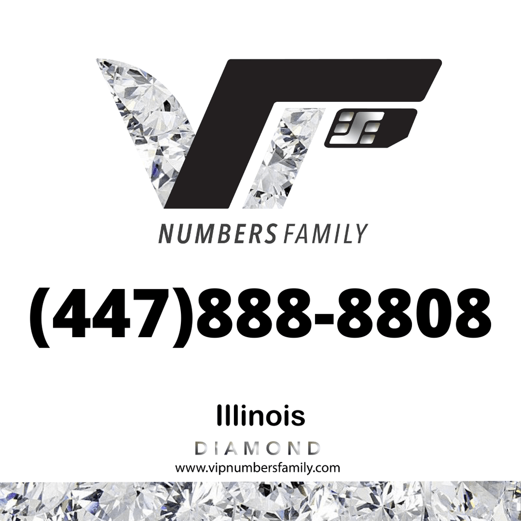 Diamond VIP Number (447) 888-8808