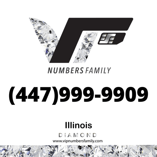Diamond VIP Number (447) 999-9909
