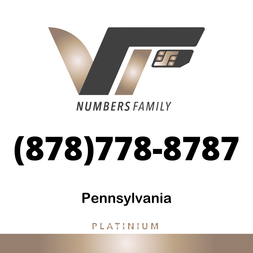 Platinum VIP Number (878) 778-8787