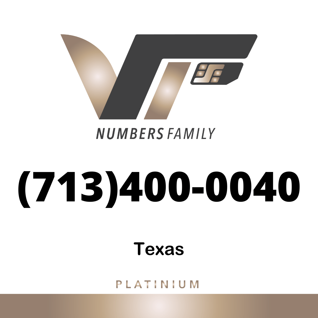 Platinum VIP Number (713) 400-0040