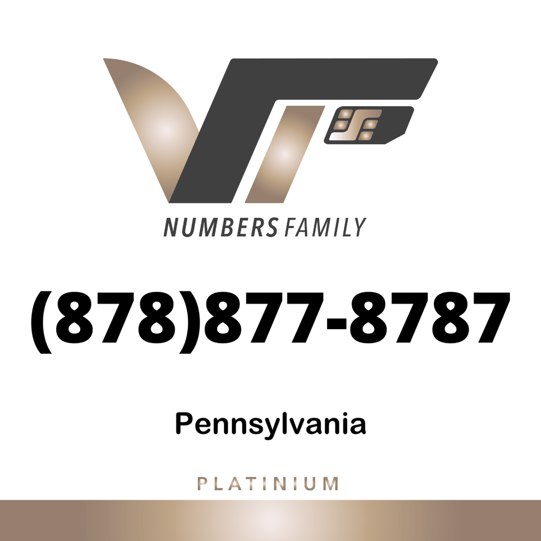 Platinum VIP Number (878) 877-8787