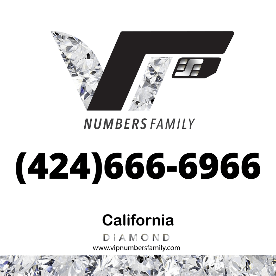 Diamond VIP Number (424) 666-6966