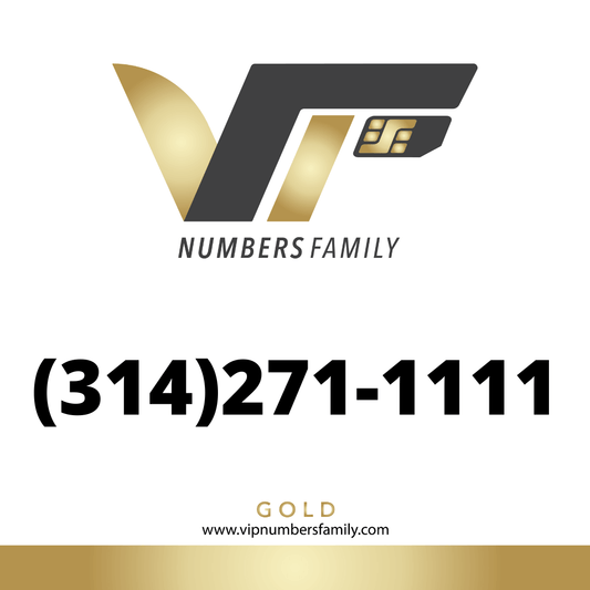 Gold VIP Number (314) 271-1111