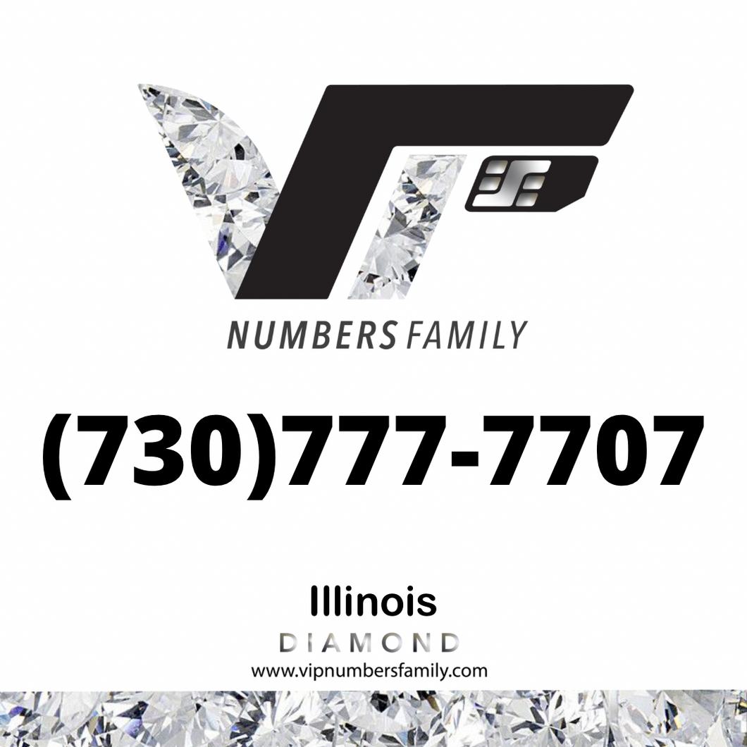 Diamond VIP Number (730) 777-7707