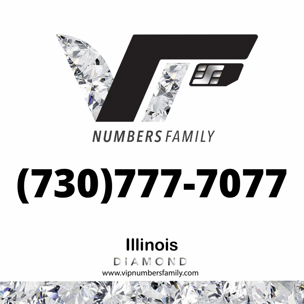 Diamond VIP Number (730) 777-7077