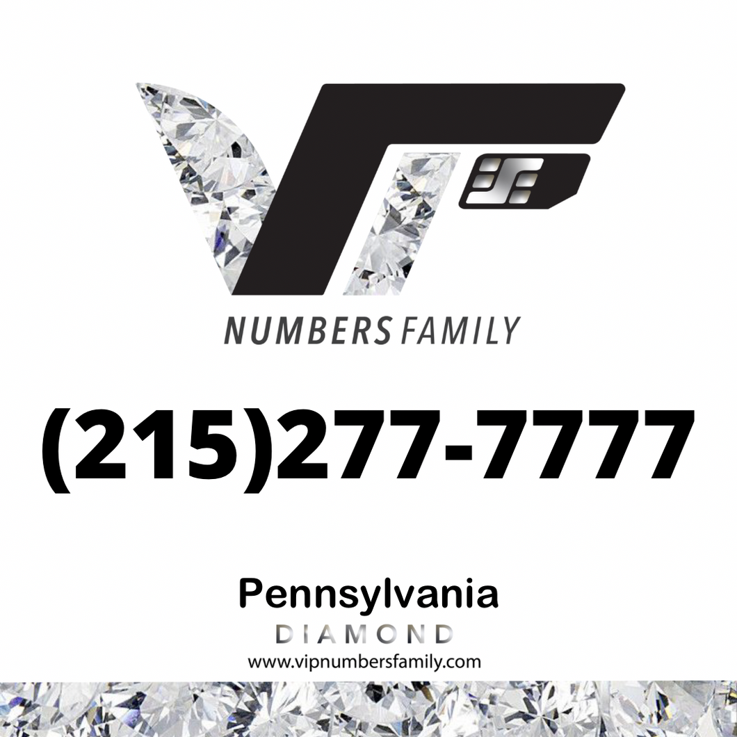 Diamond VIP Number (215) 277-7777