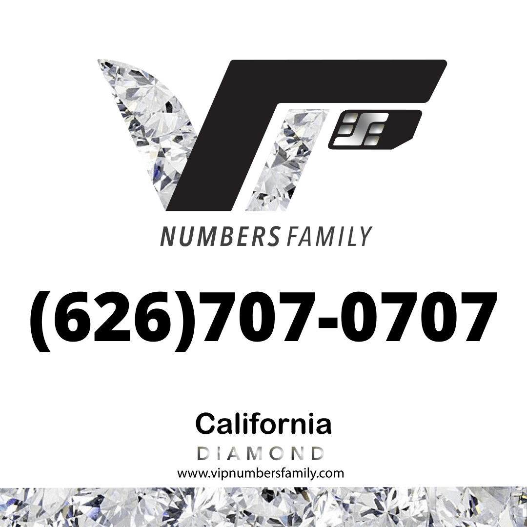 Diamond VIP Number (626) 707-0707