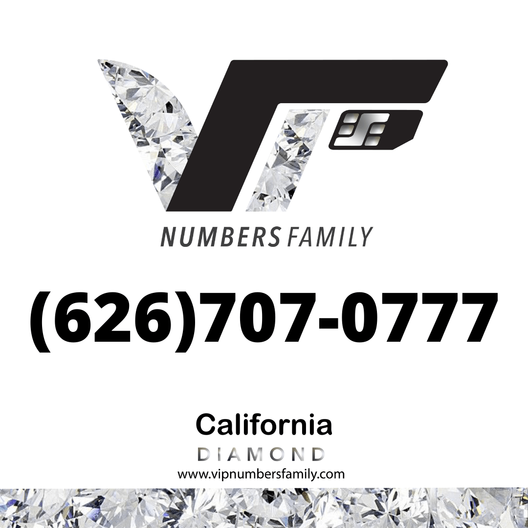 Diamond VIP Number (626) 707-0777