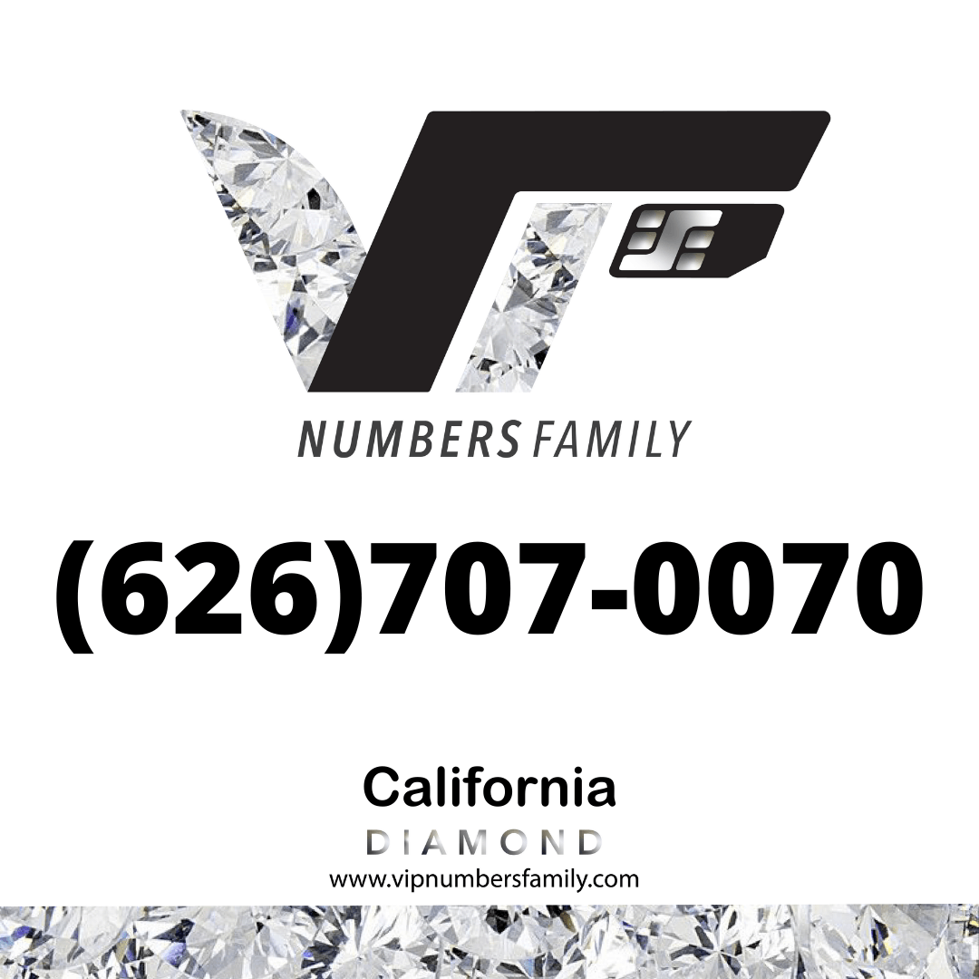 Diamond VIP Number (626) 707-0070