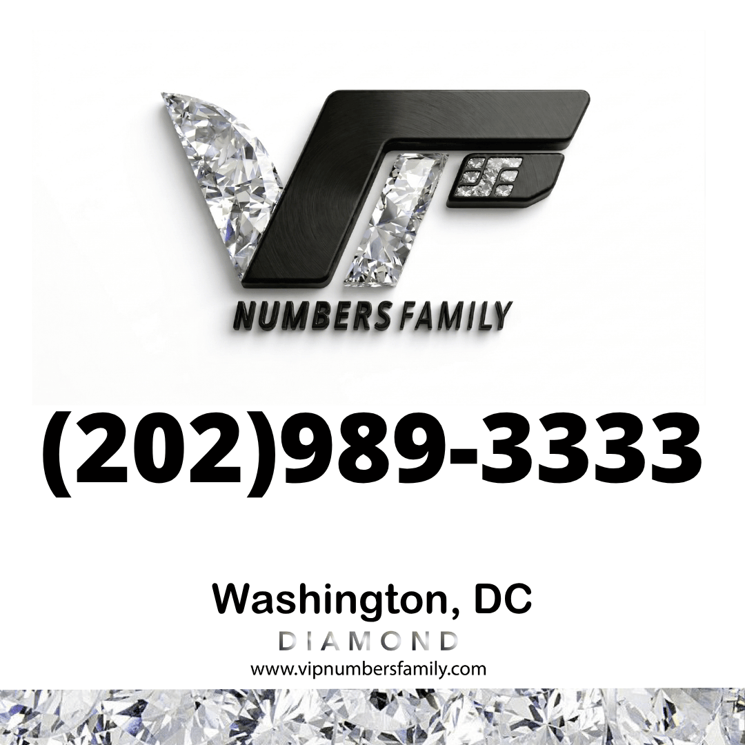 Diamond VIP Number (202) 989-3333