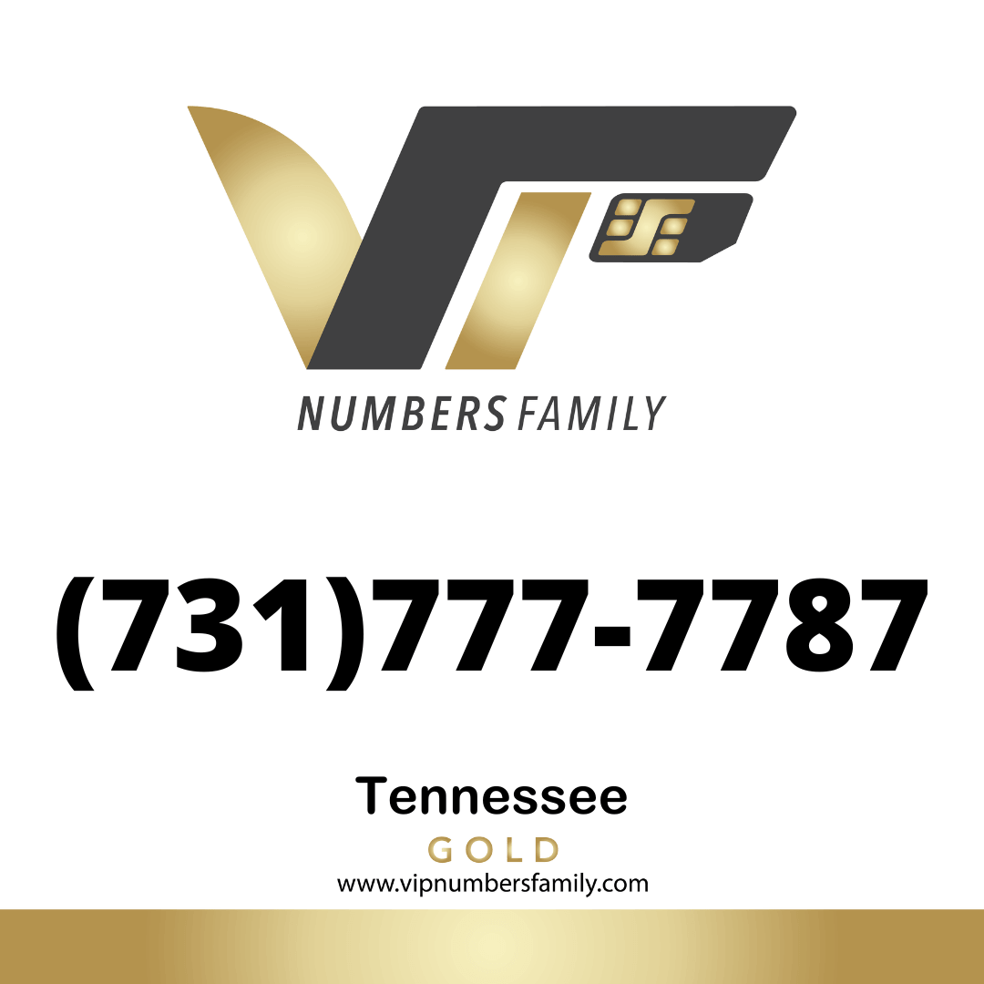 Gold VIP Number (731) 777-7787