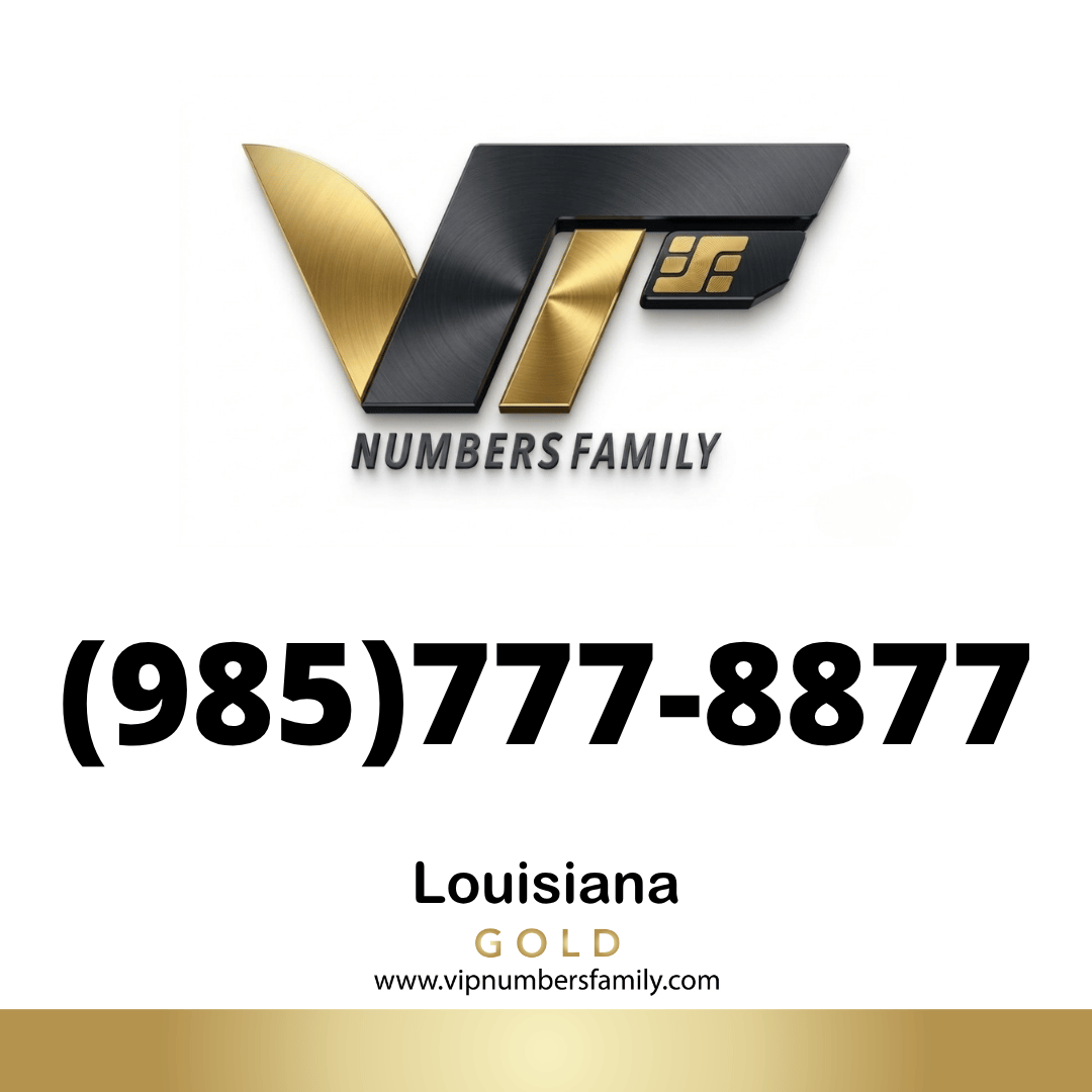 Gold VIP Number (985) 777-8877