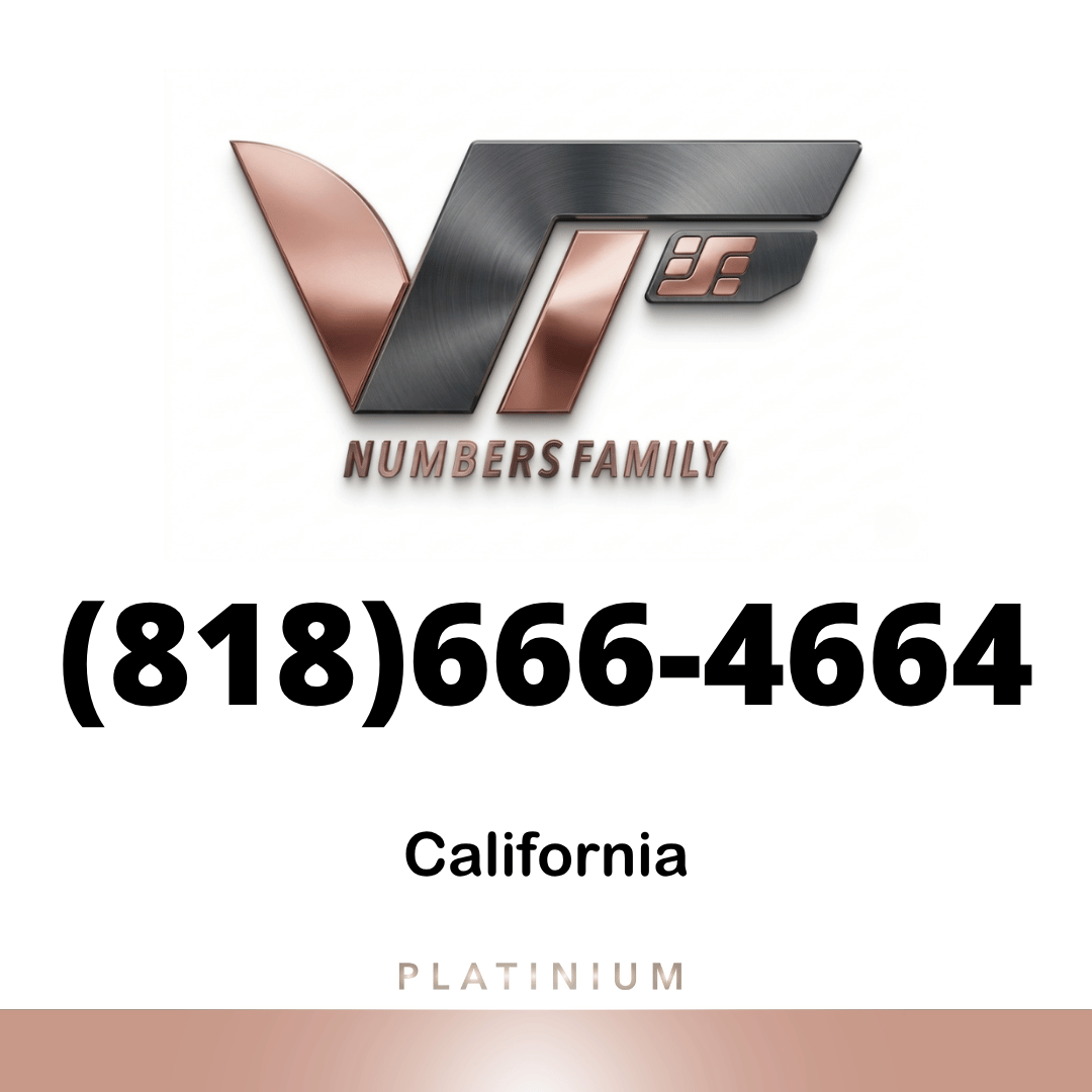 Platinum VIP Number (818) 666-4664