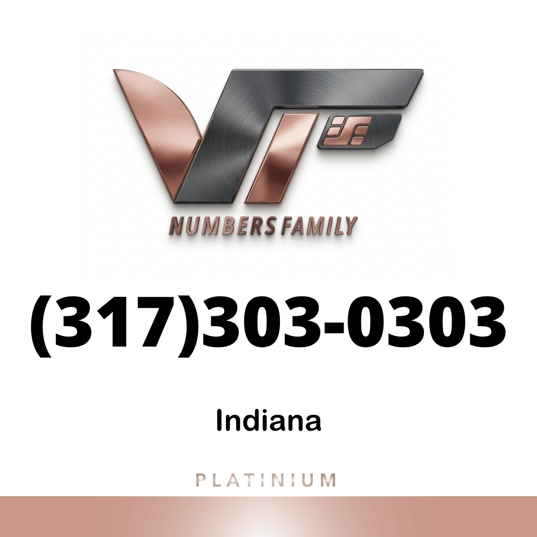 Platinum VIP Number (317) 303-0303