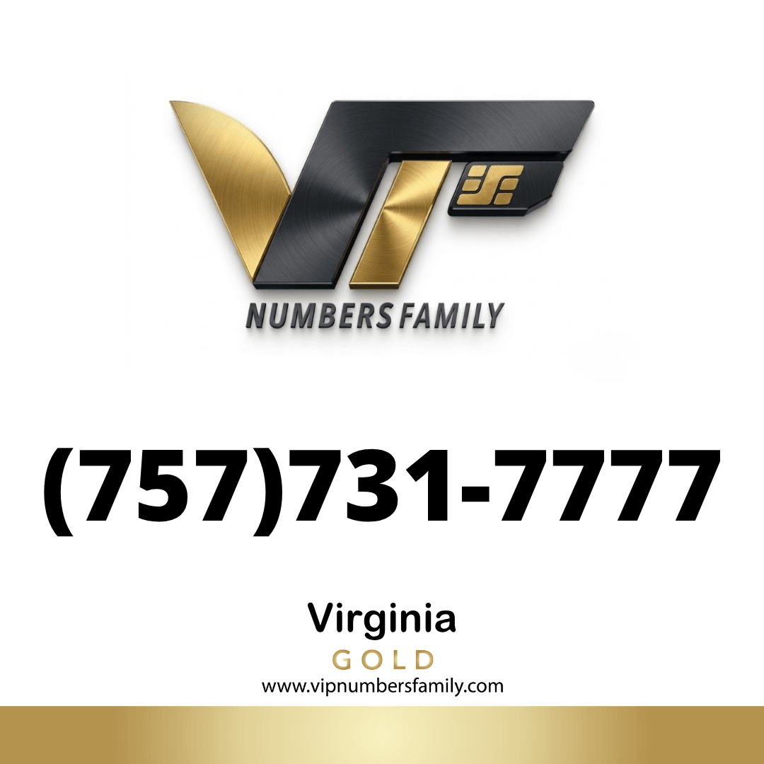 Gold VIP Number (757) 731-7777