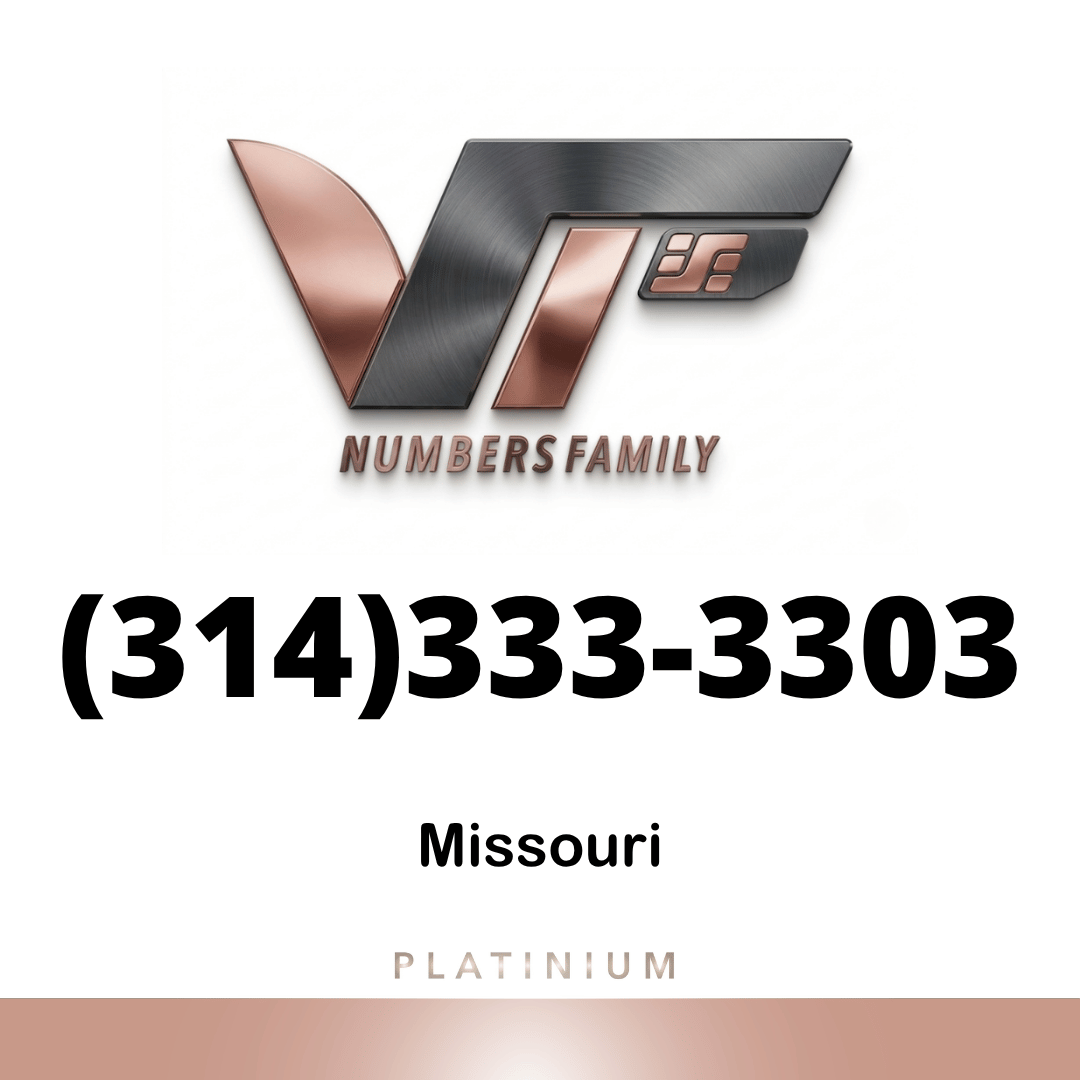 Platinum VIP Number (314) 333-3303