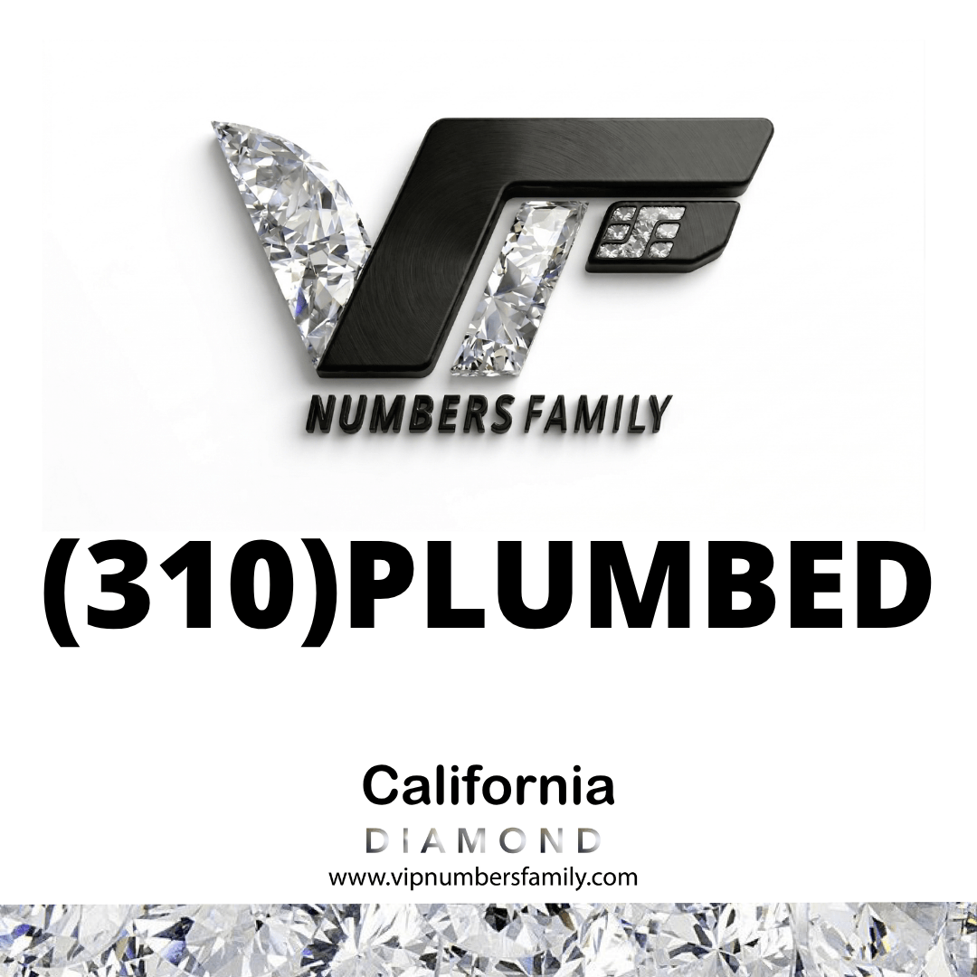 Diamond VIP Number (310) PLUMBED