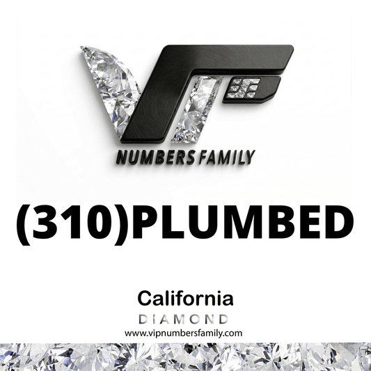 Diamond VIP Number (310) PLUMBED