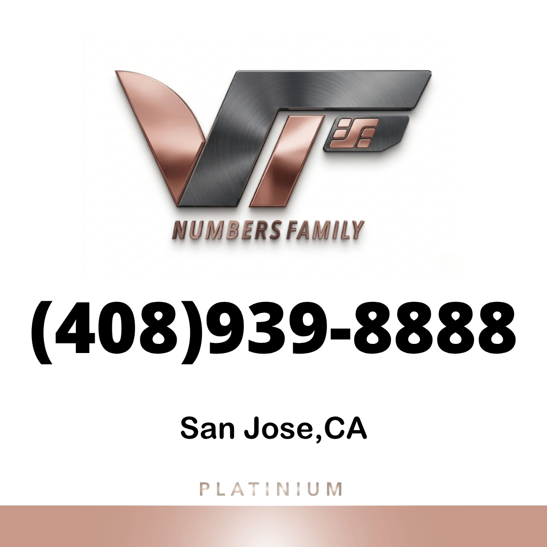 Platinum VIP Number (408) 939-8888